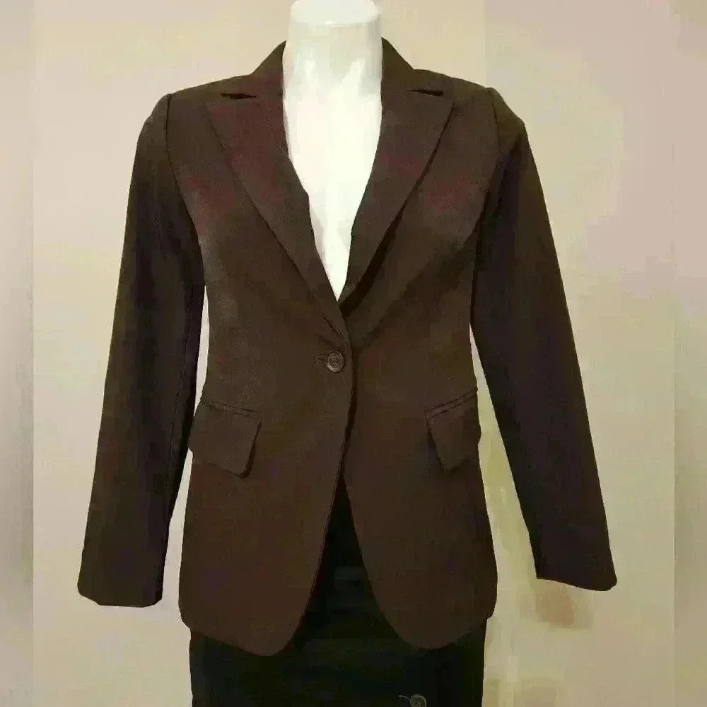 Banana republic burgandy blazer
